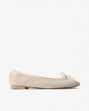 Beige Repetto Cendrillon Vegan Women's Ballerina | 16280UKDV