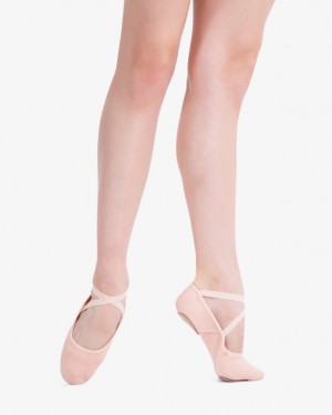 Beige Repetto Dance Stretch Women's Soft Ballet Shoes | 98572PBMQ