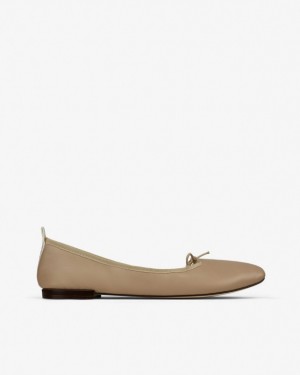 Beige Repetto Garance Women's Ballerina | 39104EZJO