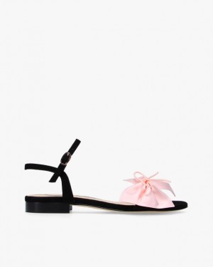 Black Pink Repetto Janice Women's Sandals | 36185SHYX