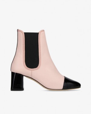 Black Pink Repetto Melissa Women's Ankle Boots | 65024WNEH