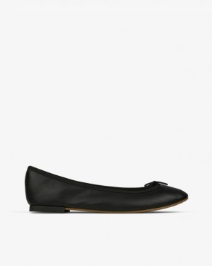 Black Repetto Cendrillon sole rubber Vegan Women's Ballerina | 59143XPTA