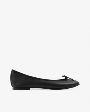 Black Repetto Cendrillon sole rubber Women's Ballerina | 23581TCEX