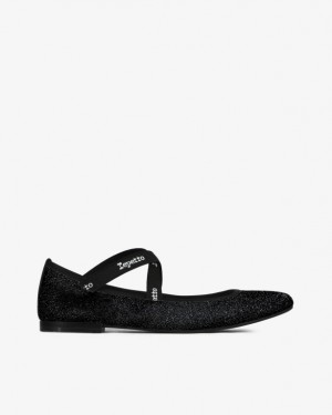 Black Repetto Joana Women's Mary Janes | 57123FUNO