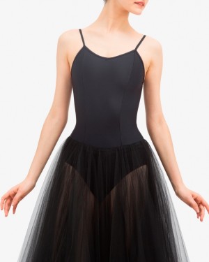 Black Repetto Long tutu Women's Skirts | 31968XUVP