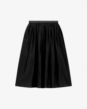 Black Repetto Memory taffeta Women's Skirt | 15392QGCE