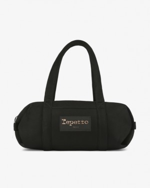 Black Repetto Mesh Duffle Size M Women's Sports Bag | 06175PBDX