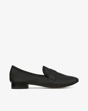 Black Repetto Michael Women's Loafers | 35786ANKR