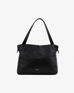 Black Repetto Plume Accessories Leather Bags | 84019VBLX