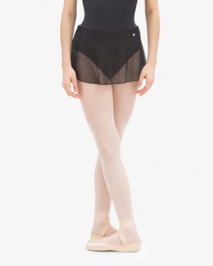 Black Repetto Short lace Women's Skirts | 74502PUEY