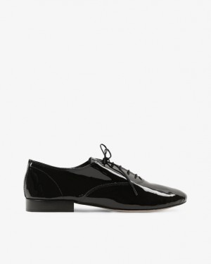 Black Repetto Zizi Men's Oxford Shoes | 23485QDXB