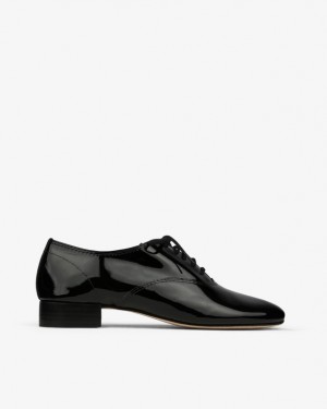 Black Repetto Zizi Women's Oxford Shoes | 79520AHNT