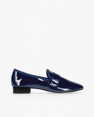 Blue Repetto Michael Women's Loafers | 19358VUFX