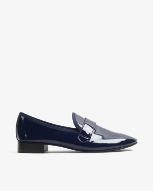 Blue Repetto Michael sole rubber Women's Loafers | 12480VJZK