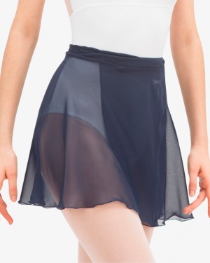 Blue Repetto Short chiffon Women's Skirts | 36598SMEA