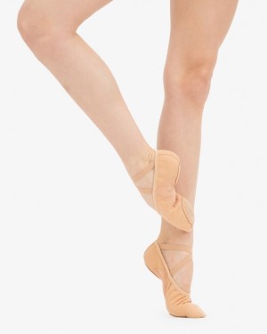 Brown Beige Repetto Professional with split sole Women's Soft Ballet Shoes | 52086THCE