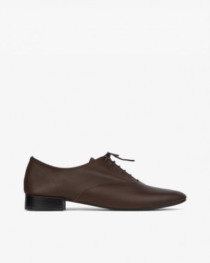 Brown Repetto Zizi Women's Oxford Shoes | 85236RXNJ