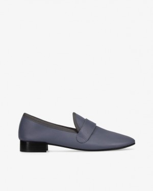 Dark Grey Repetto Michael sole rubber Women's Loafers | 68214MGBP