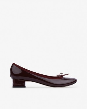 Dark Red Repetto Camille Women's Ballerina | 03681EGXF