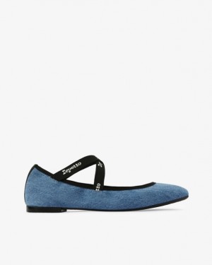 Light Blue Repetto Joana Women's Mary Janes | 74835LBRE