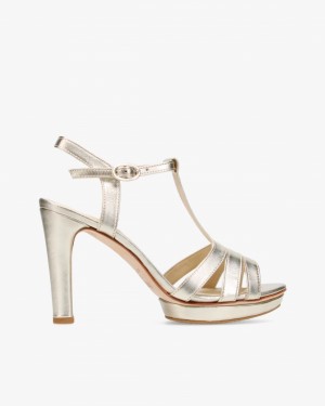 Light Gold Repetto Bikini Women's Sandals | 46508VIHZ