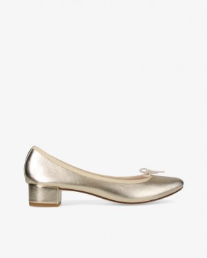 Light Gold Repetto Camille Women's Ballerina | 48023OSQG