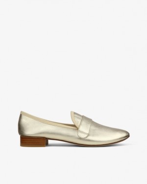 Light Gold Repetto Michael Women's Loafers | 43182RGIS