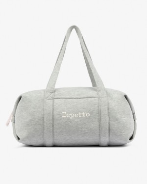 Light Grey Repetto Jersey duffle Size L Women's Sports Bag | 01752OTRA