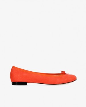 Orange Repetto Cendrillon Women's Ballerina | 26745WSQK