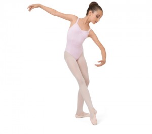 Pink Repetto Gathered front Kids' Leotards | 96207EARJ