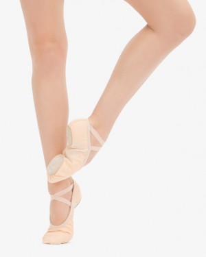 Pink Repetto Professional split sole Men's Soft Ballet Shoes | 65407LSIP