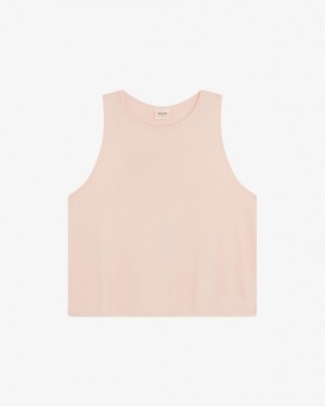 Pink Repetto Studio draped tank top Women's T-Shirts | 54826EOBR