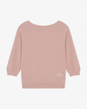 Pink Repetto Wrap-over Women's Sweatshirts | 48075TJXU