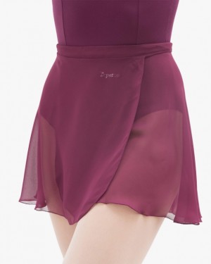 Purple Repetto Short chiffon Women's Skirts | 97826DJMI