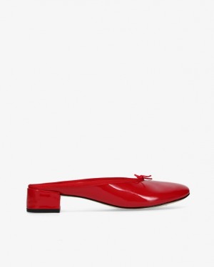 Red Repetto Camille Women's Mules | 04712IGCD