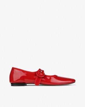 Red Repetto Georgia square-toe Women's Mary Janes | 06592QPEG