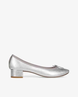 Silver Repetto Camille Women's Ballerina | 84652BHNU