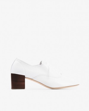 White Repetto Fado Women's Oxford Shoes | 21478WKDS