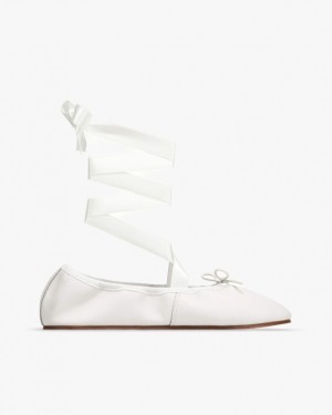 White Repetto Sophia Women's Ballerina | 19632THMQ