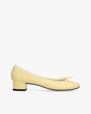 Yellow Repetto Camille Women's Ballerina | 51379HKVQ