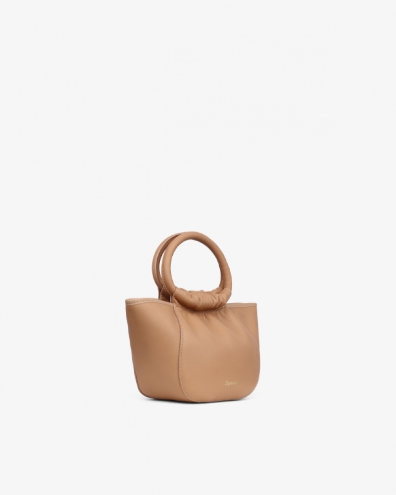 Beige Repetto Alicia Accessories Leather Bags | 01879XYTS