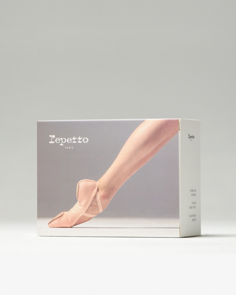 Beige Repetto Dance Stretch Women's Soft Ballet Shoes | 98572PBMQ