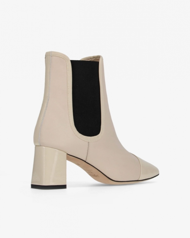 Beige Repetto Melissa Women's Ankle Boots | 19368BJQI