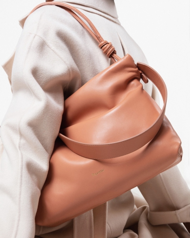 Beige Repetto Plume Accessories Leather Bags | 12758YQWT