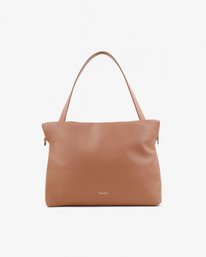 Beige Repetto Plume Accessories Leather Bags | 12758YQWT