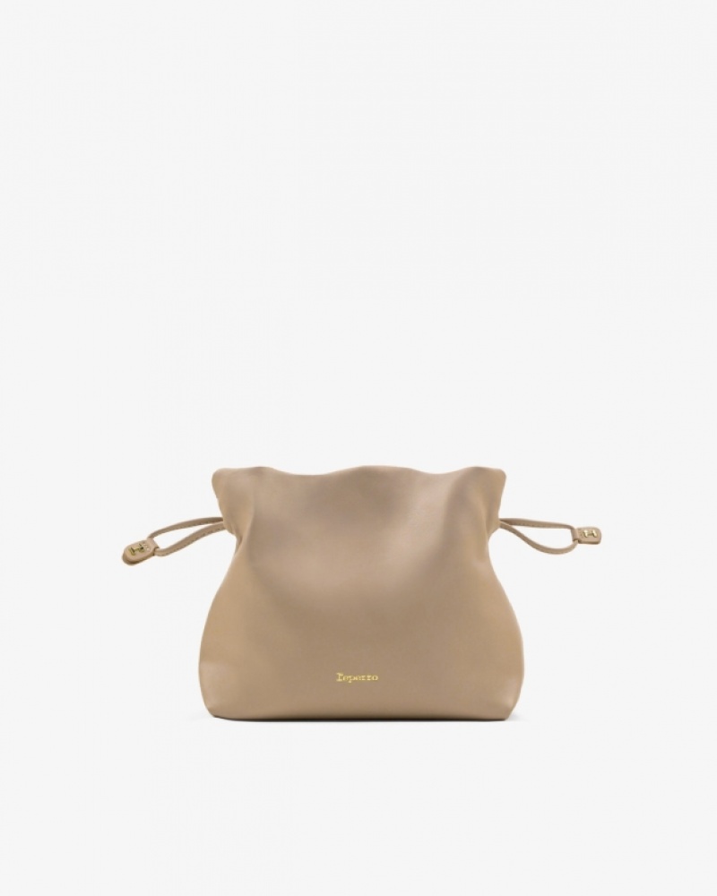 Beige Repetto Poids Plume Accessories Leather Bags | 98052LMCB