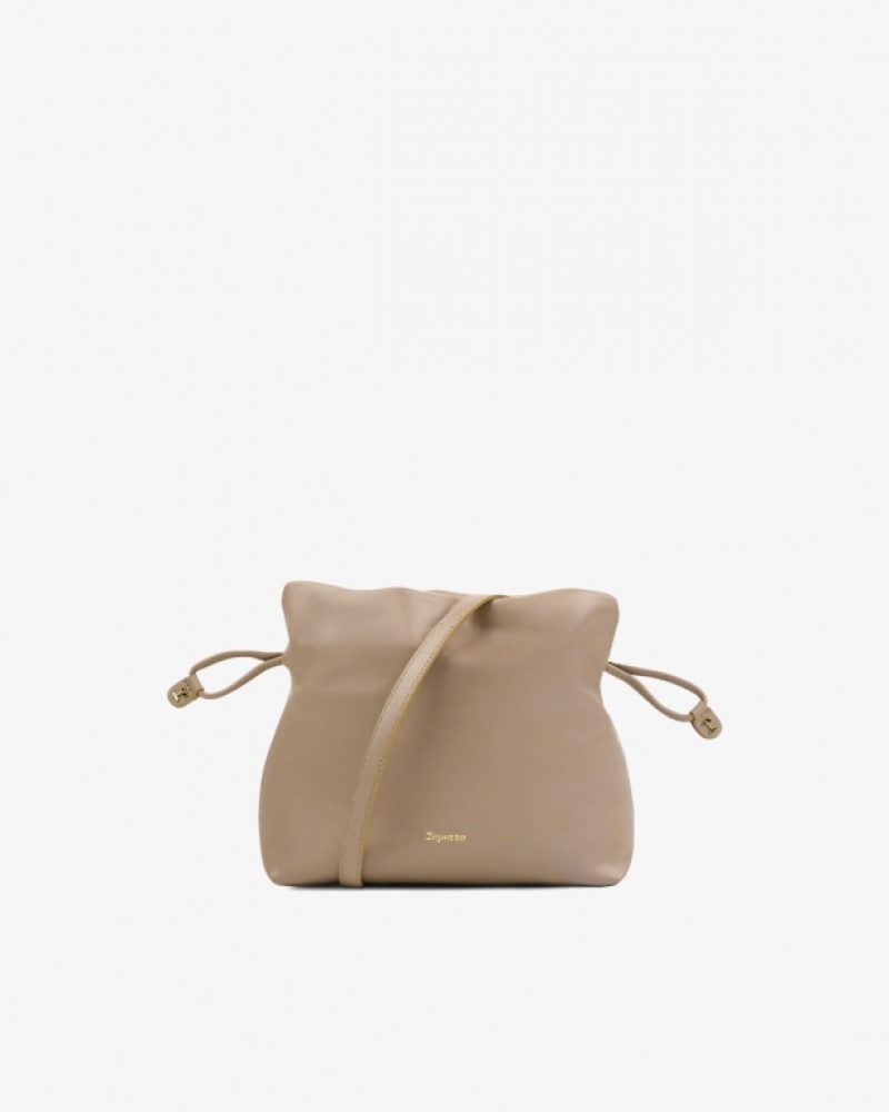 Beige Repetto Poids Plume Accessories Leather Bags | 98052LMCB