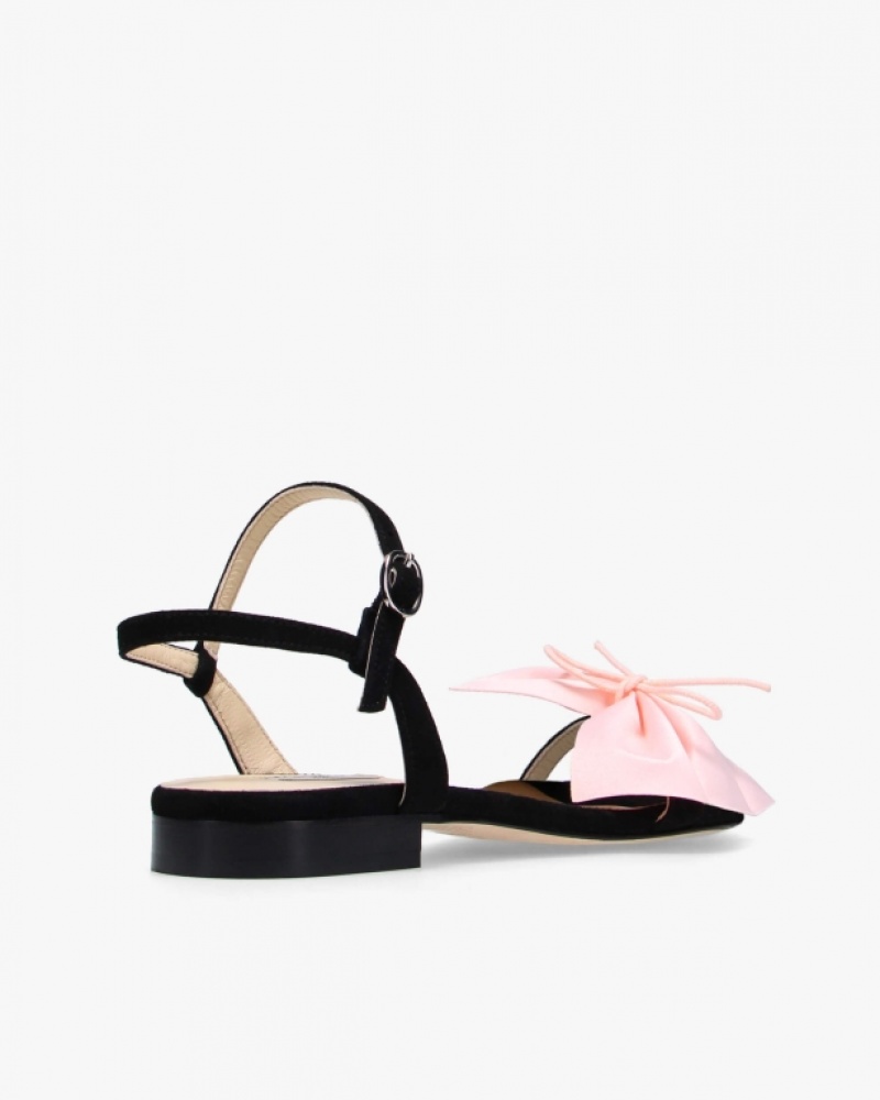 Black Pink Repetto Janice Women's Sandals | 36185SHYX