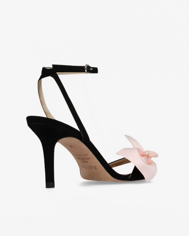 Black Pink Repetto Justine Women's Sandals | 72346XJYC