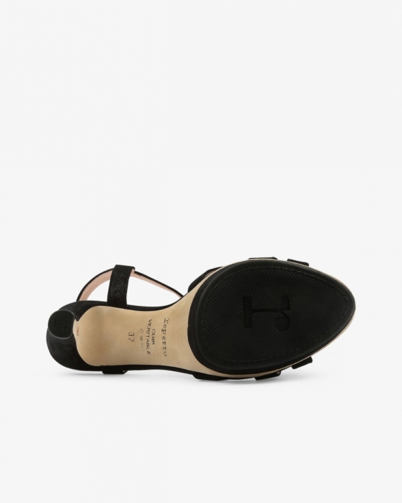 Black Repetto Bikini Women's Sandals | 07653QWXC